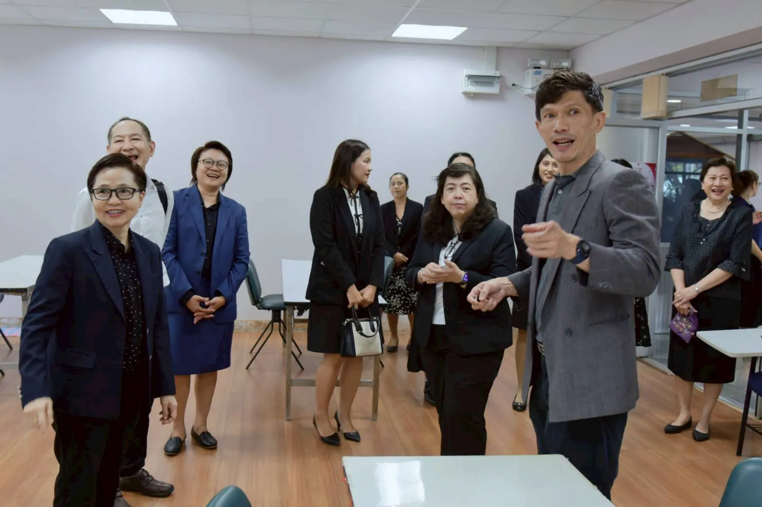 คณะศึกษาศาสตร์ ม.รามคำแหง เปิดบ้านรับคณะผู้ตรวจ สมศ. ตอกย้ำมาตรฐานการศึกษา ภาควิชาพลานามัยโชว์ความพร้อมรับการประเมินคุณภาพ